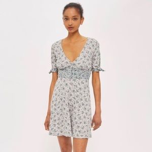 Topshop Ditsy Floral Tea Dress